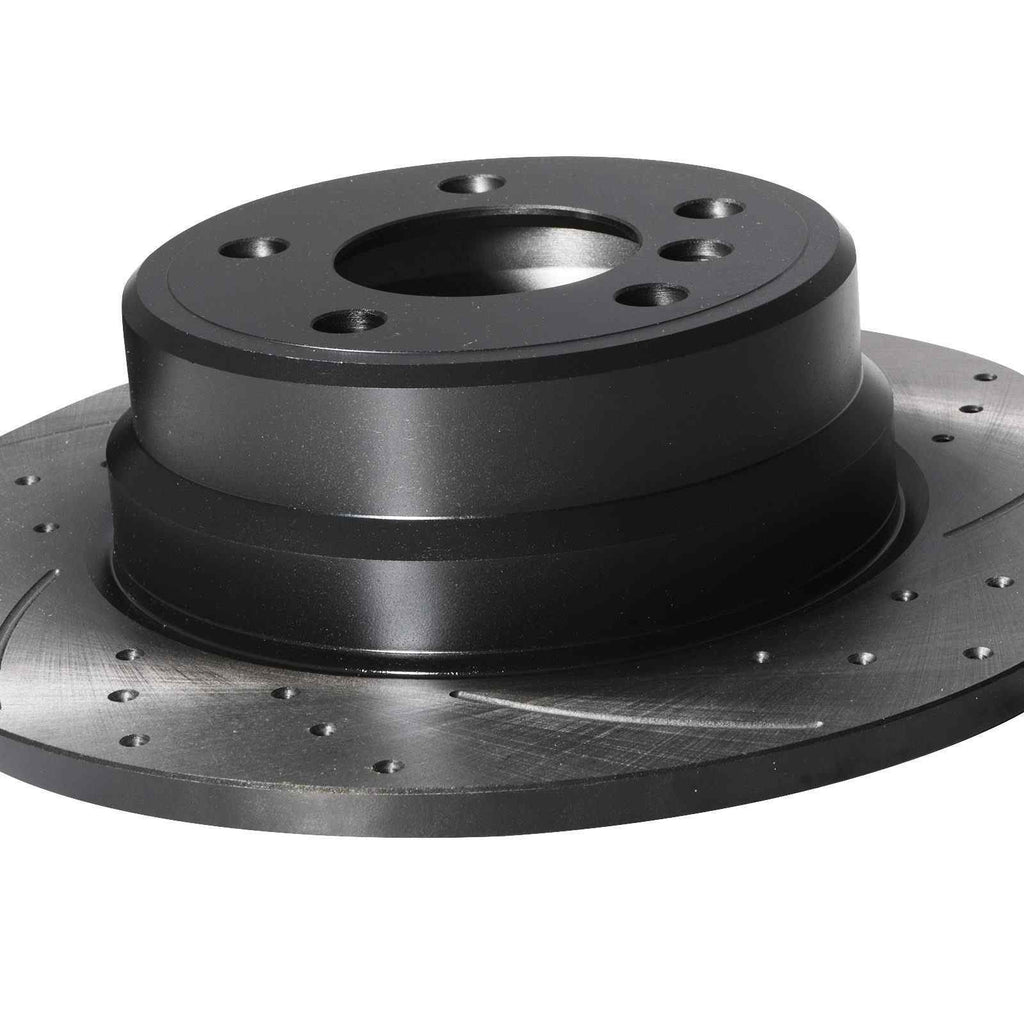 Dischi Freno Posteriori Forati e Scanalati 324mm BMW X5 E53 00-06 - foto 4
