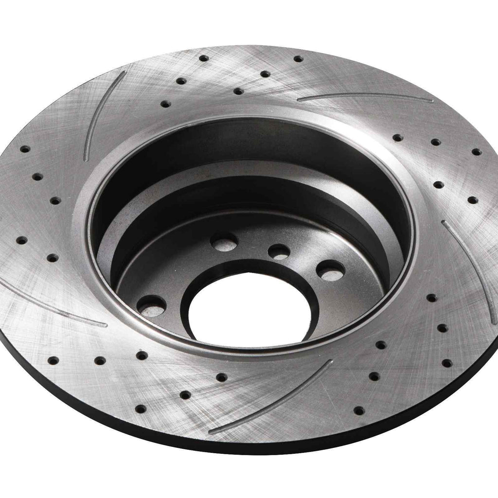 Dischi Freno Posteriori Forati e Scanalati 324mm BMW X5 E53 00-06 - foto 7