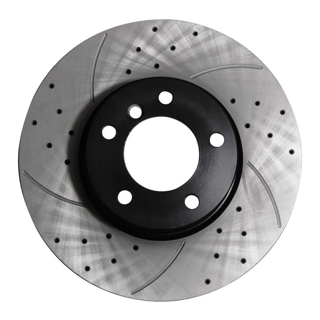 Dischi Freno Anteriori Forati e Scanalati 312mm BMW Serie 3 F30 F31 320I 325I 12-18 - foto 4