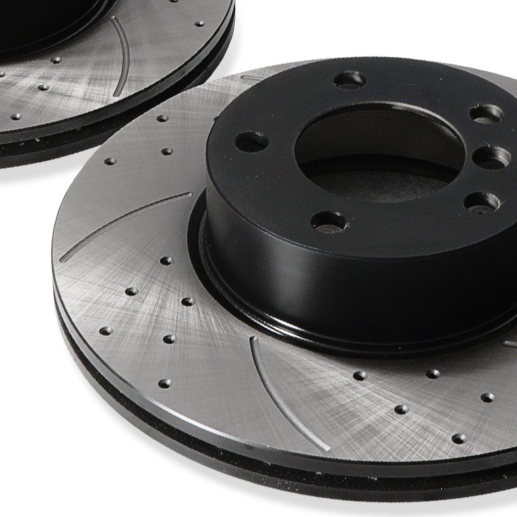Dischi Freno Anteriori Forati e Scanalati 312mm BMW Serie 3 F30 F31 320I 325I 12-18 - foto 5