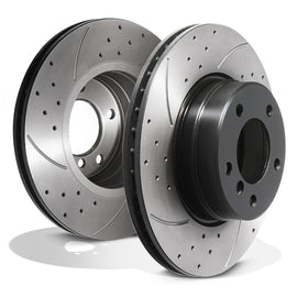 Dischi Freno Anteriori Forati e Scanalati 310mm BMW E60 520I 525I 525D Berlina 03-10