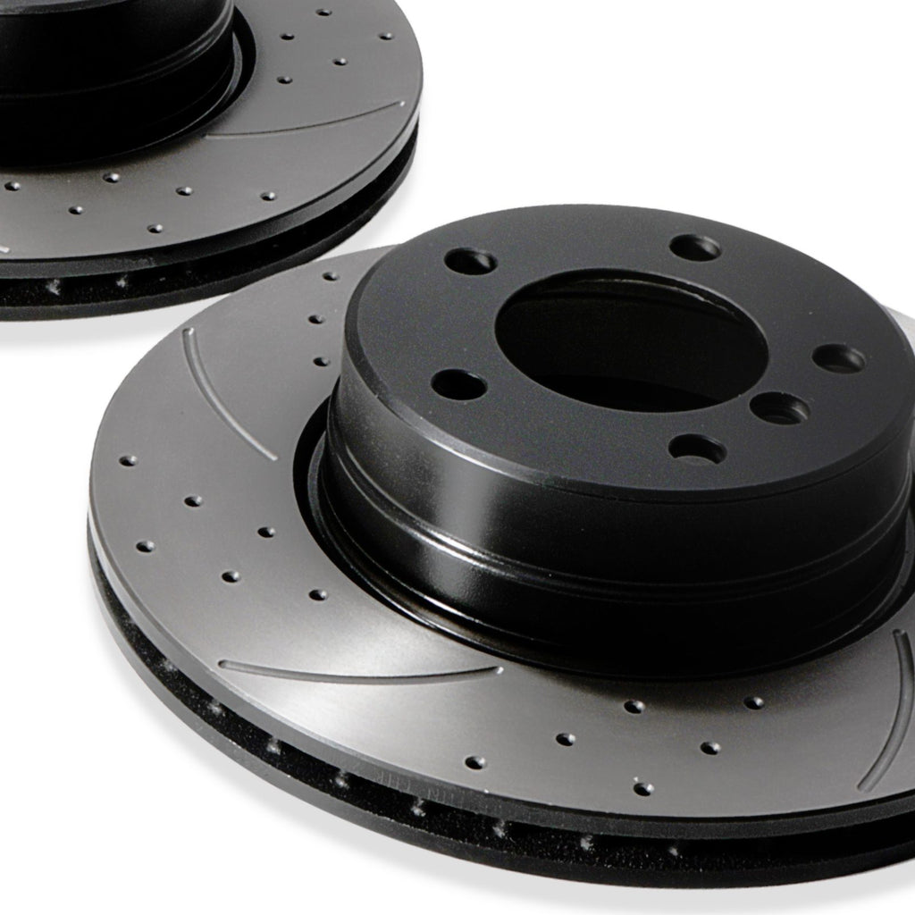 Dischi Freno Anteriori Forati e Scanalati 310mm BMW E61 520I 525I 525D Touring 03-10 - foto 6