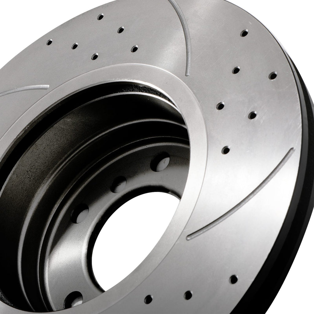 Dischi Freno Anteriori Forati e Scanalati 310mm BMW E60 520I 525I 525D Berlina 03-10 - foto 5