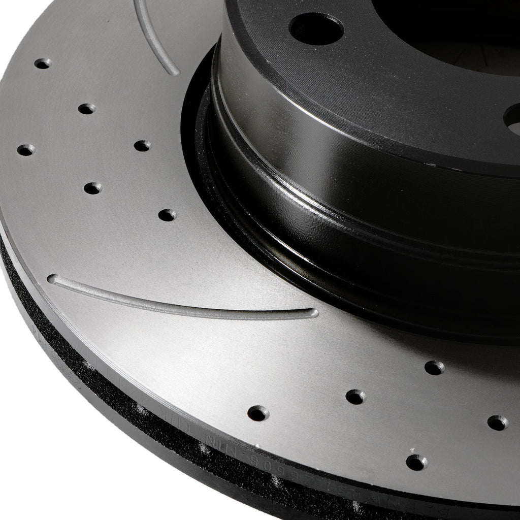 Dischi Freno Anteriori Forati e Scanalati 310mm BMW E60 520I 525I 525D Berlina 03-10 - foto 6