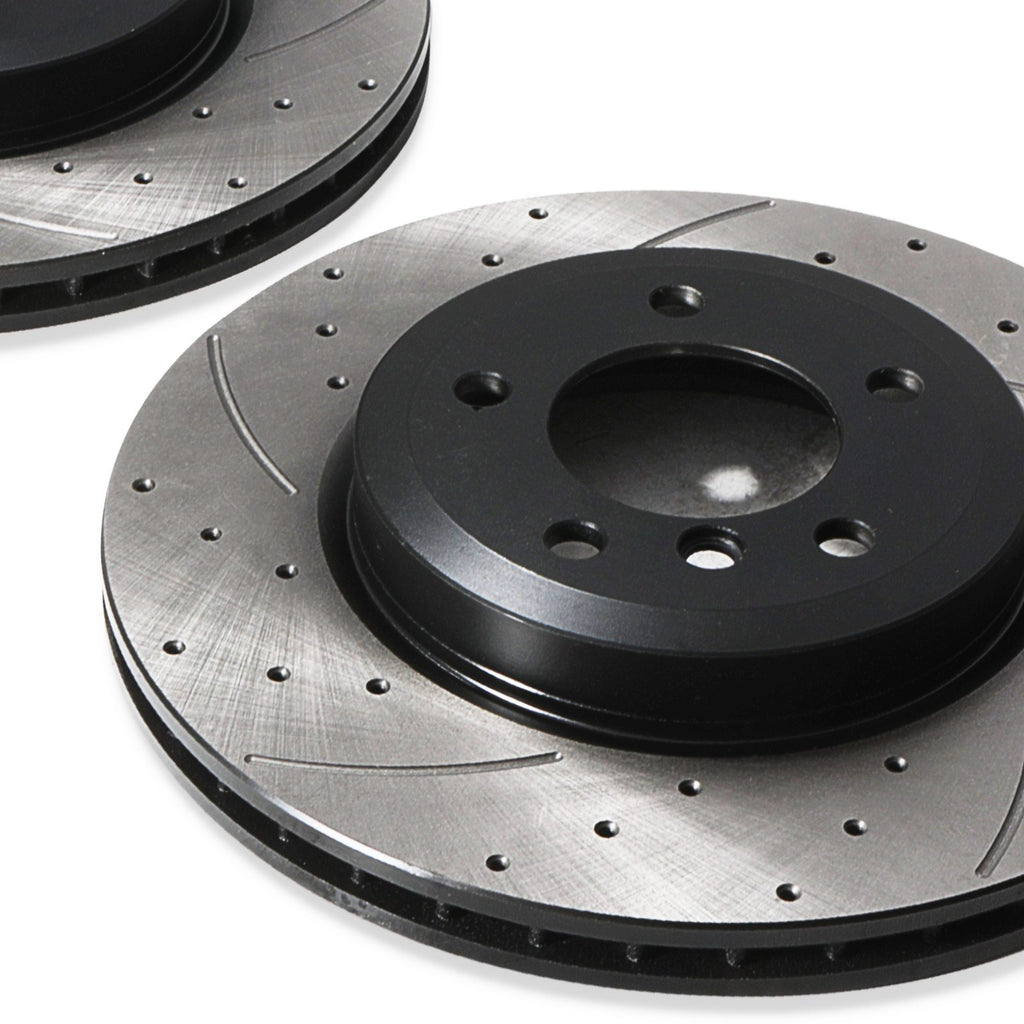 Dischi Freno Anteriori Forati e Scanalati 325mm BMW E46 330I 330D 325I 00+ - foto 6