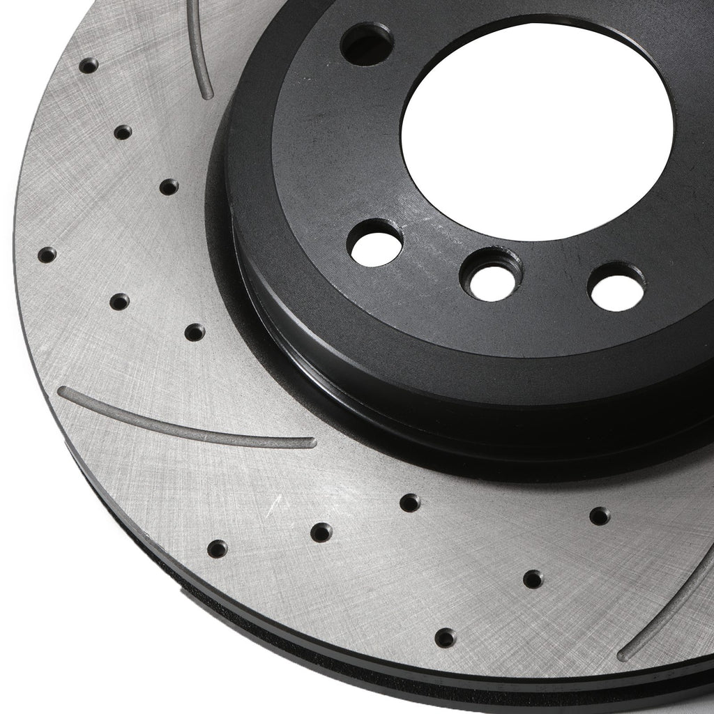 Dischi Freno Anteriori Forati e Scanalati 325mm BMW E46 Berlina Touring Coupe 00-07 - foto 10