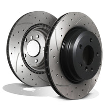 Dischi Freno Posteriori Forati, Scanalati e Ventilati 336mm BMW Serie 3 E90 E92 04-13