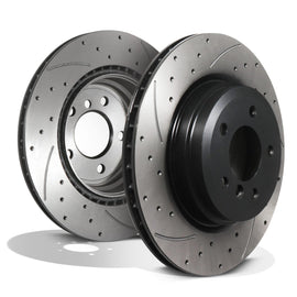 Dischi Freno Posteriori Forati, Scanalati e Ventilati 336mm BMW Serie 3 E90 E92 04-13