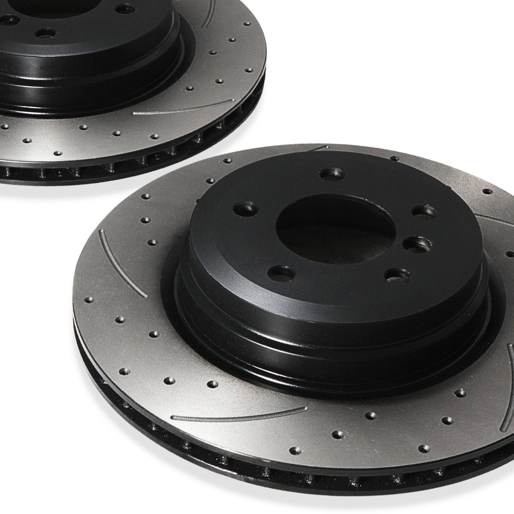 Dischi Freno Posteriori Forati, Scanalati e Ventilati 336mm BMW Serie 3 E90 E92 04-13 - foto 10