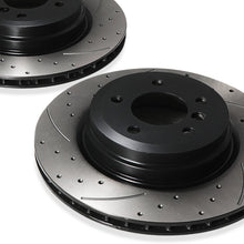 Dischi Freno Posteriori Forati, Scanalati e Ventilati 336mm BMW Serie 3 E90 E92 04-13 - foto 10