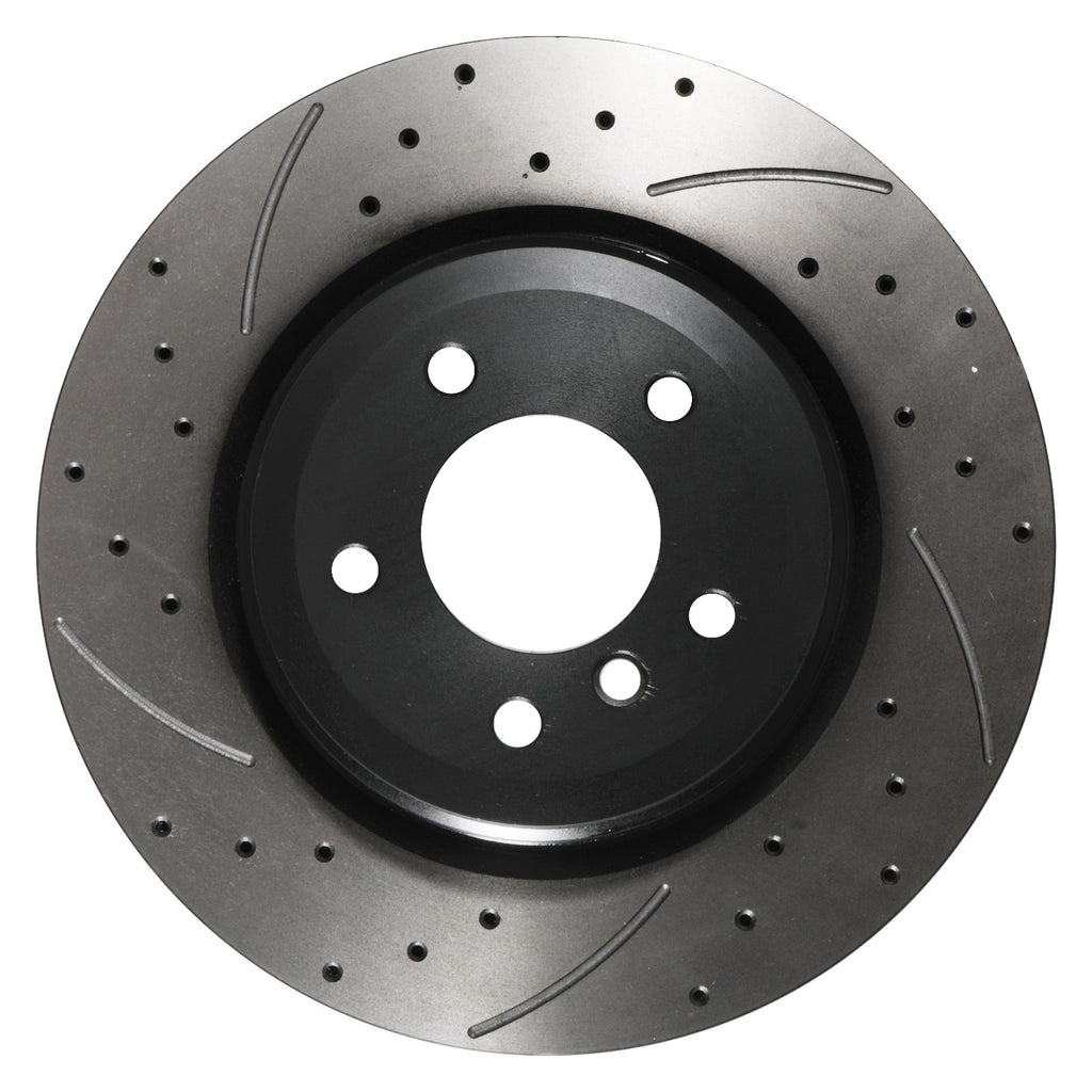Dischi Freno Posteriori Forati, Scanalati e Ventilati 336mm BMW Serie 3 E90 E92 04-13 - foto 4