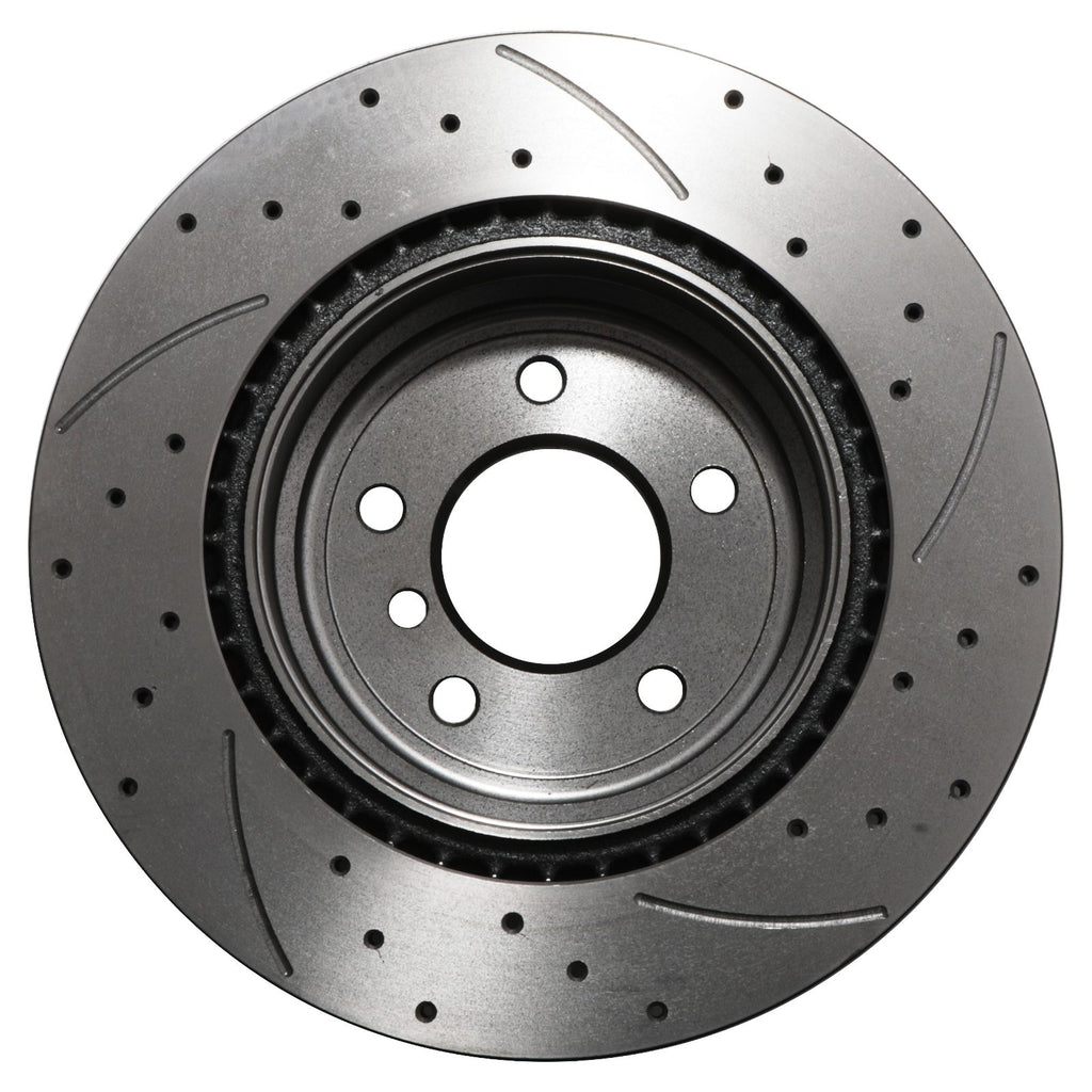Dischi Freno Posteriori Forati, Scanalati e Ventilati 336mm BMW Serie 3 E90 E92 04-13 - foto 5