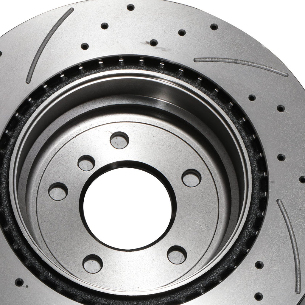 Dischi Freno Posteriori Forati, Scanalati e Ventilati 336mm BMW Serie 3 E90 E92 04-13 - foto 6