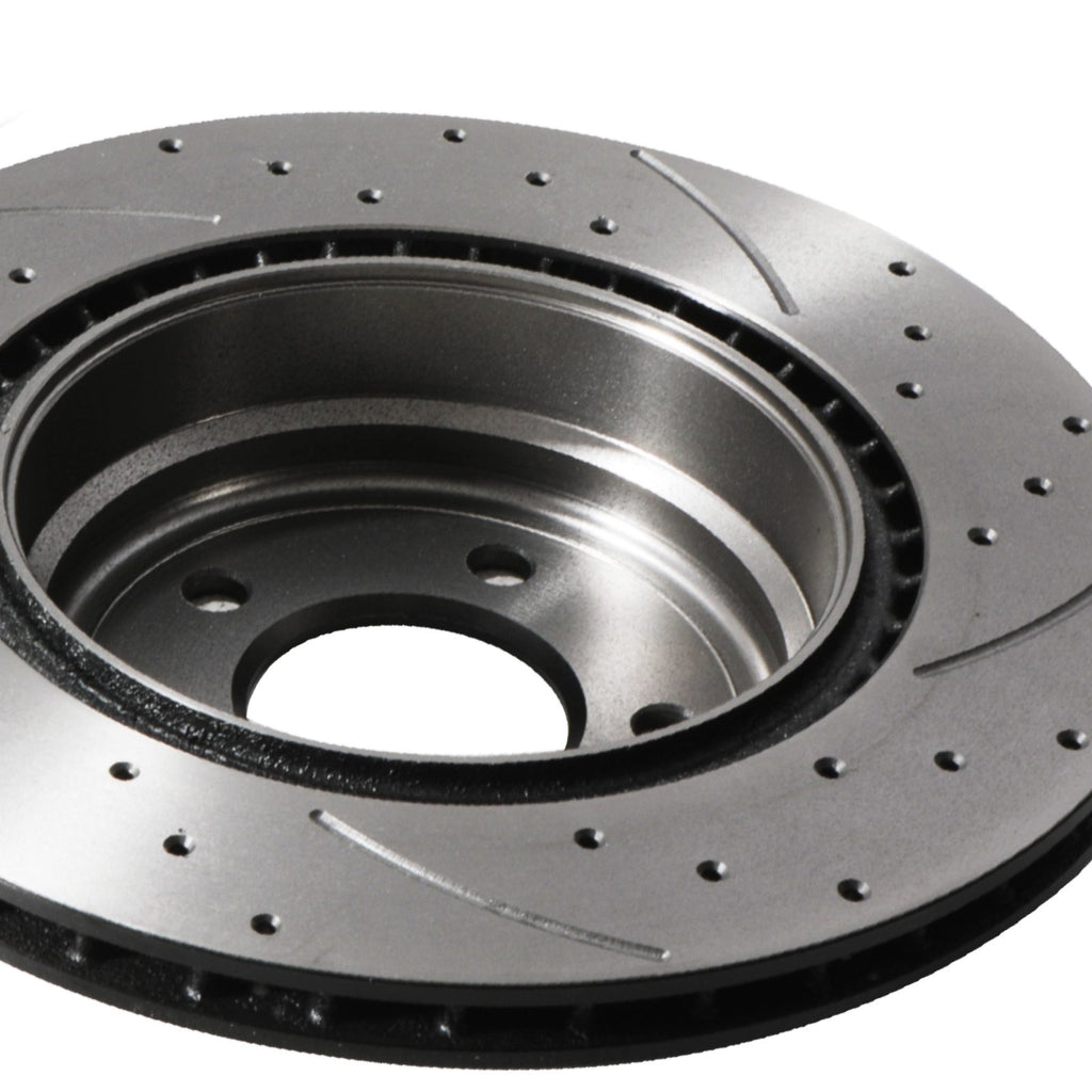 Dischi Freno Posteriori Forati, Scanalati e Ventilati 336mm BMW Serie 3 E90 E92 04-13 - foto 9