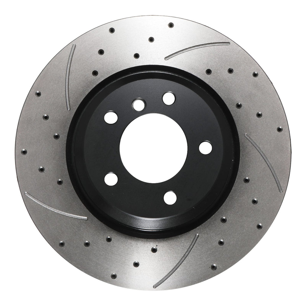 Dischi Freno Anteriori Forati e Scanalati 330mm BMW Serie 3 E90 E91 E92 E93 320 325 330 04-13 - foto 3