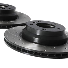 Dischi Freno Anteriori Forati e Scanalati 330mm BMW X1 xDrive 23D 25I 28I 09-15 - foto 5