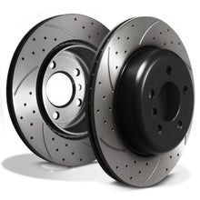 Dischi Freno Posteriori Forati e Scanalati 330mm BMW Serie 5 F10 F11 518D 530D 10-17