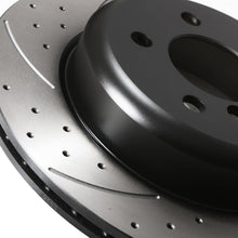 Dischi Freno Posteriori Forati e Scanalati 330mm BMW Serie 5 F10 F11 518D 530D 10-17 - foto 5