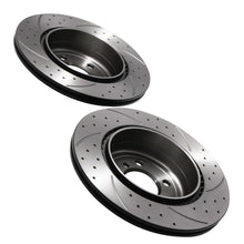 Dischi Freno Posteriori Forati e Scanalati 330mm BMW Serie 5 F10 F11 518D 530D 10-17 - foto 10