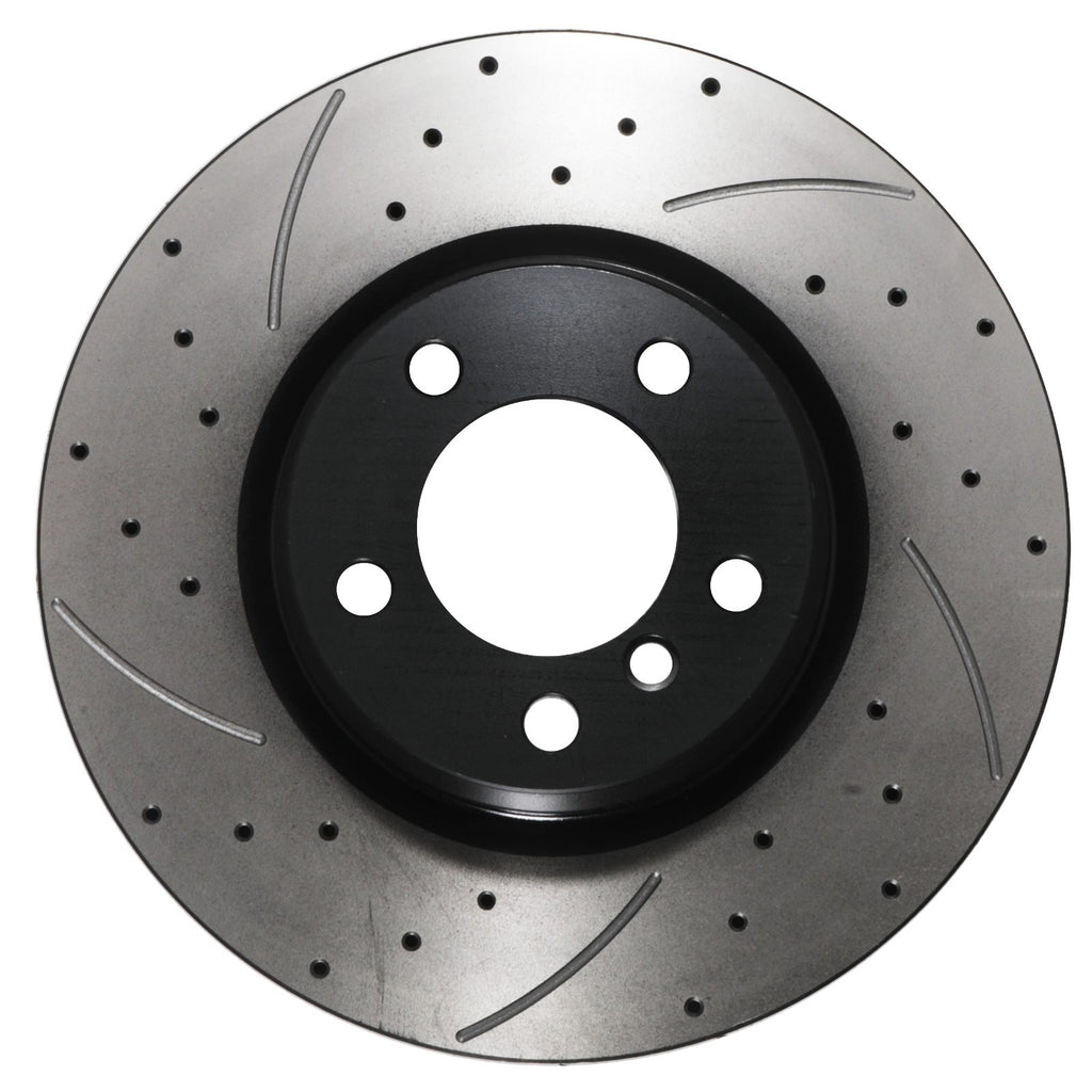 Dischi Freno Anteriori Forati e Scanalati 330mm BMW Serie 4 F32 425I 428I 430D 13-20 - foto 4