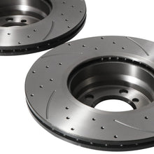 Dischi Freno Anteriori Forati e Scanalati 330mm BMW Serie 2 3 4 228 325D 430D 11-20 - foto 8
