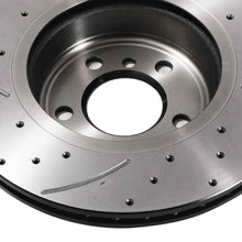Dischi Freno Anteriori Forati e Scanalati 330mm BMW Serie 5 F10 F11 09-17 - foto 5