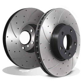 Dischi Freno Anteriori Forati e Scanalati 332mm BMW X5 E53 00-06
