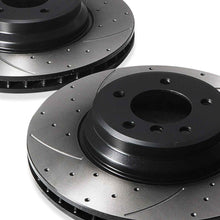 Dischi Freno Anteriori Forati e Scanalati 348mm BMW Serie 3 E90 E91 E92 E93 330 335 06+ - foto 9