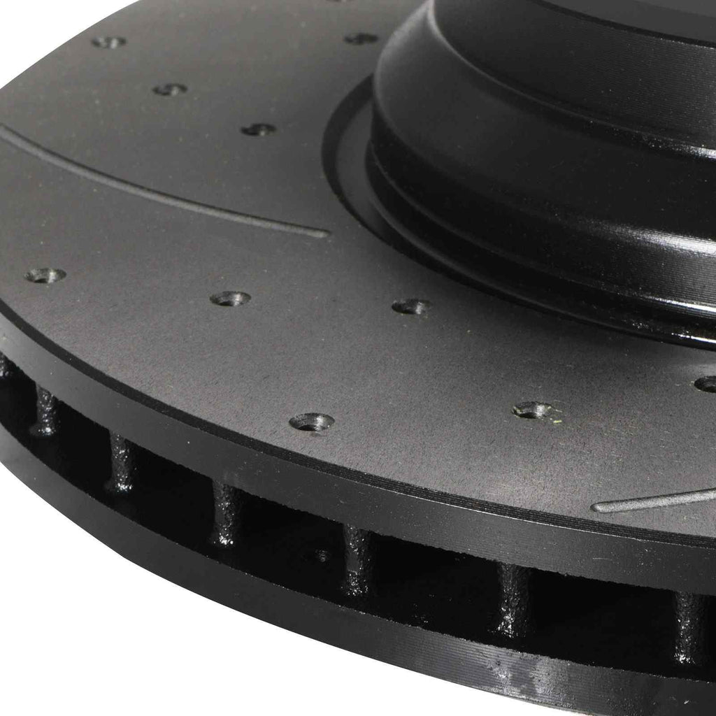 Dischi Freno Anteriori Forati e Scanalati 348mm BMW Serie 3 E90 E91 E92 E93 330 335 06+ - foto 8