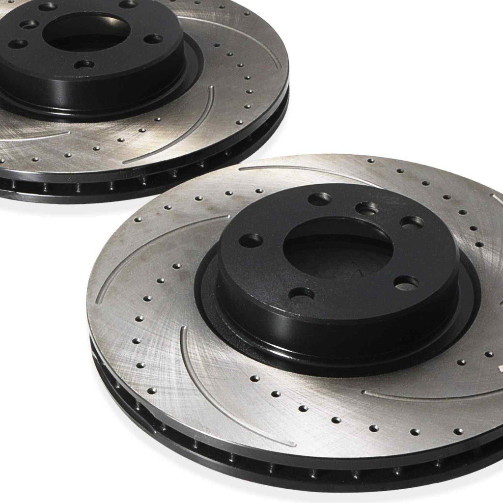 Dischi Freno Anteriori Forati e Scanalati 348mm BMW X5 E70 07-13 - foto 10