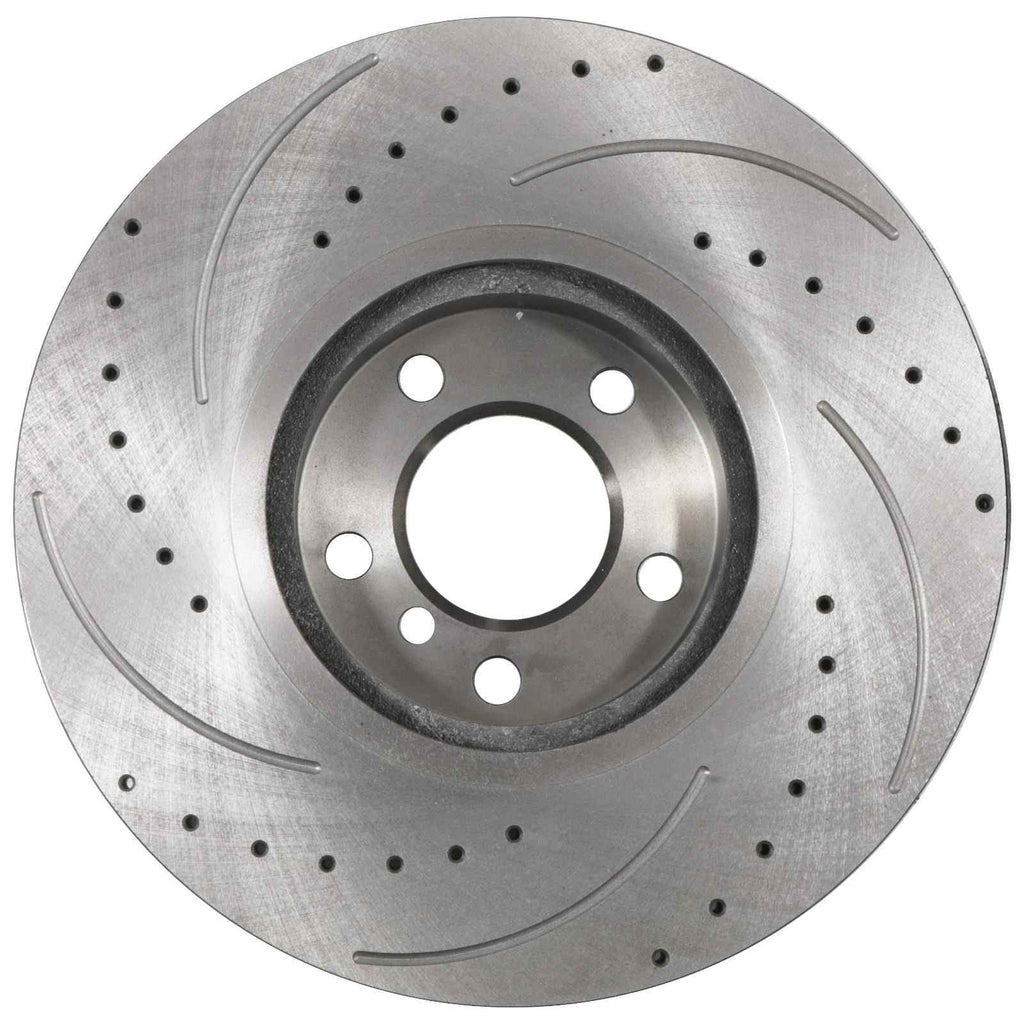Dischi Freno Anteriori Forati e Scanalati 348mm BMW X6 E71 08+ - foto 10