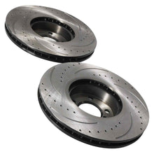 Dischi Freno Anteriori Forati e Scanalati 348mm BMW X5 E70 07-13 - foto 6