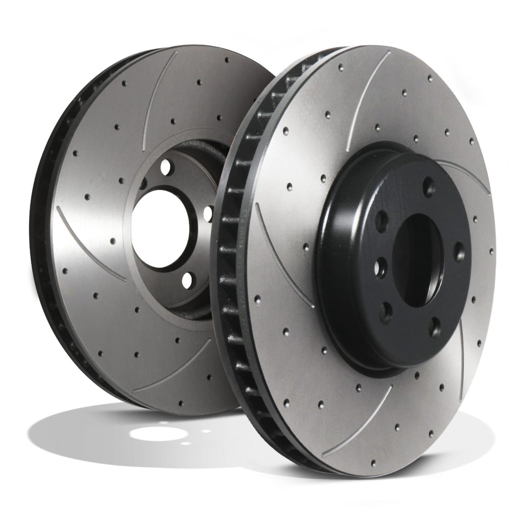 Dischi Freno Anteriori Forati e Scanalati 348mm BMW Serie 7 F01 F02 730D 740D 740I