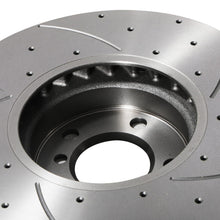 Dischi Freno Anteriori Forati e Scanalati 348mm BMW Serie 5 F10 F11 520D 530D 535D - foto 7