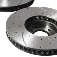 Dischi Freno Anteriori Forati e Scanalati 348mm BMW Serie 7 F01 F02 730D 740D 740I - foto 6
