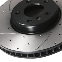 Dischi Freno Anteriori Forati e Scanalati 348mm BMW Serie 5 F10 F11 520D 530D 535D - foto 5