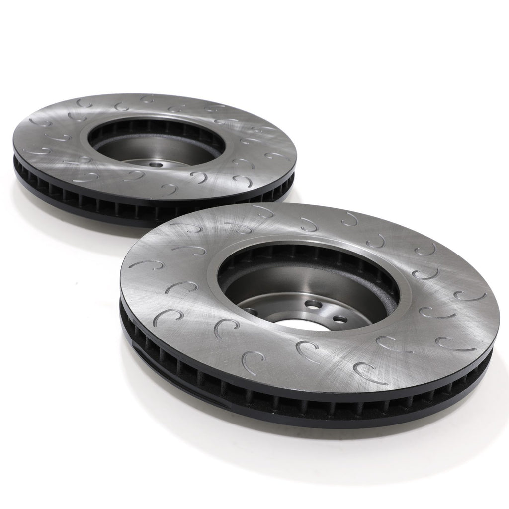 Dischi Freno Anteriori Ondulati 348mm BMW Serie 5 6 7 F10 F11 F13 10-18 - foto 6
