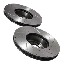 Dischi Freno Anteriori Forati e Scanalati 345mm BMW Serie 4 F32 F33 418i/d 420i/d 435d 2012-2019 - foto 9