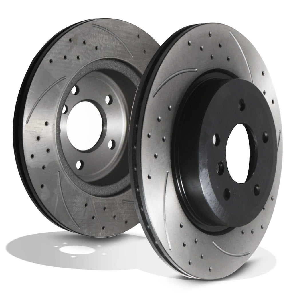 Dischi Freno Posteriori Forati e Scanalati 324mm BMW Z4 E89 35I 35IS Roadster 09-16