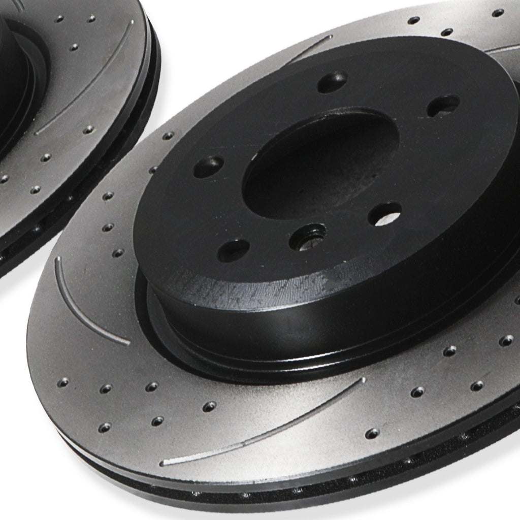 Dischi Freno Posteriori Forati e Scanalati 324mm BMW Z4 E89 35I 35IS Roadster 09-16 - foto 5