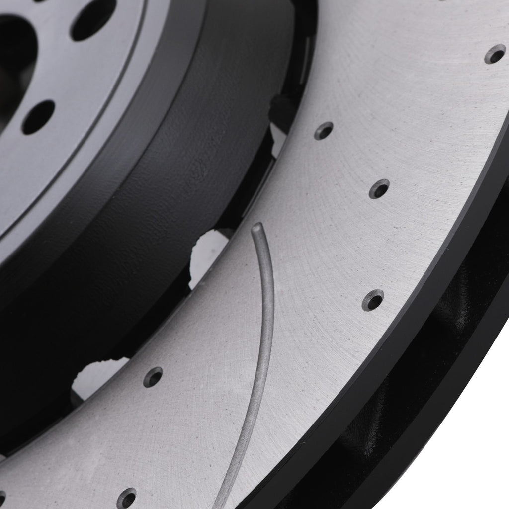 Dischi Freno Anteriori Forati e Scanalati 380mm BMW F80 M3 / Competition 14-20 - foto 9