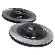 Dischi Freno Posteriori Forati, Scanalati e Ventilati 370mm BMW F87 M2 Competition 19+ - foto 8