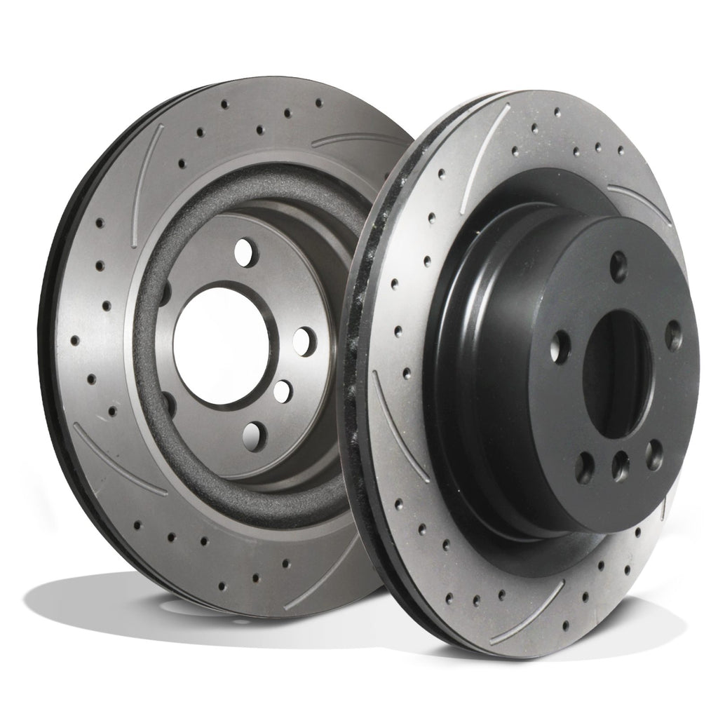 Dischi Freno Posteriori Forati, Scanalati e Ventilati 300mm BMW G22 430 430I 2.0T 2020+