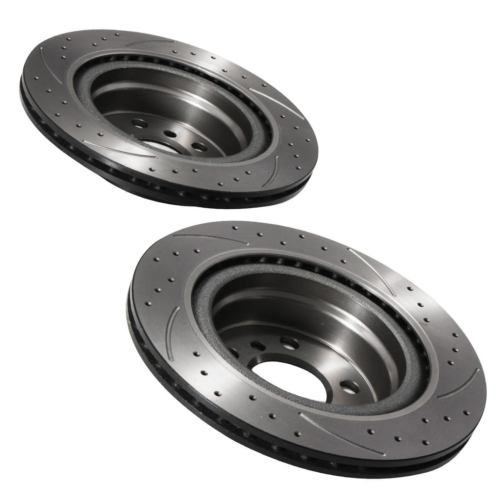 Dischi Freno Posteriori Forati, Scanalati e Ventilati 300mm BMW G22 420 420I 2.0T 2020+ - foto 8