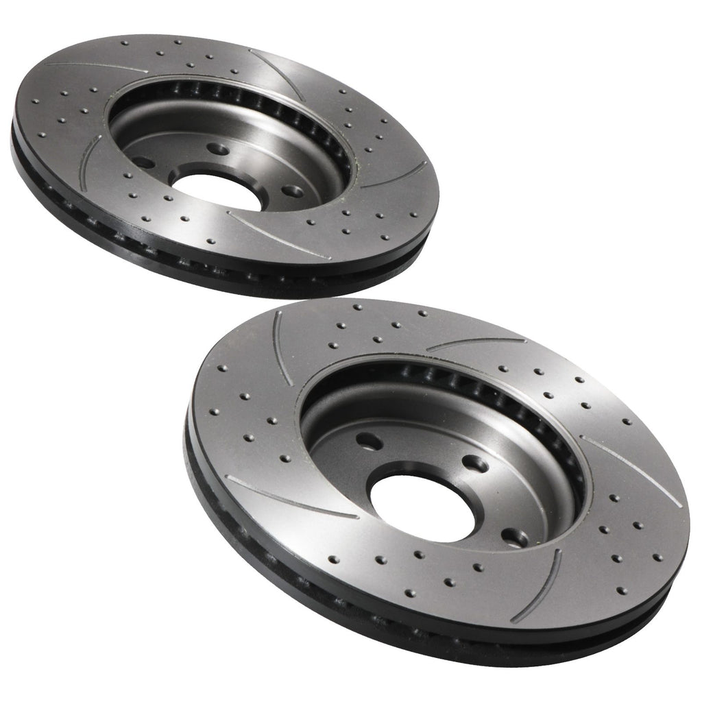 Dischi Freno Anteriori Forati e Scanalati 275mm Chevrolet Cruze 1.4 1.6 1.8 1.7D 2.0 - foto 8