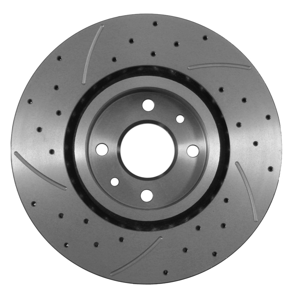 Dischi Freno Anteriori Forati Baffati 285mm Lancia Delta 1.6 Diesel 2008-2014 - foto 7