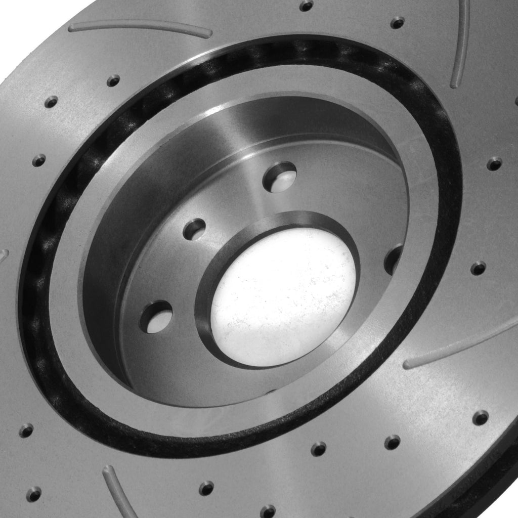 Dischi Freno Anteriori Forati Baffati 285mm Fiat Bravo e Citroen Nemo 1.4 1.6 HDI - foto 8