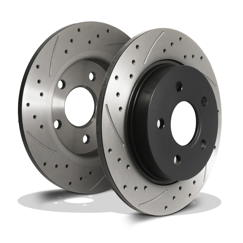 Dischi Freno Posteriori Forati e Scanalati 271mm Ford Focus MK3 1.6 2.0 TDCI Zetec 10-18