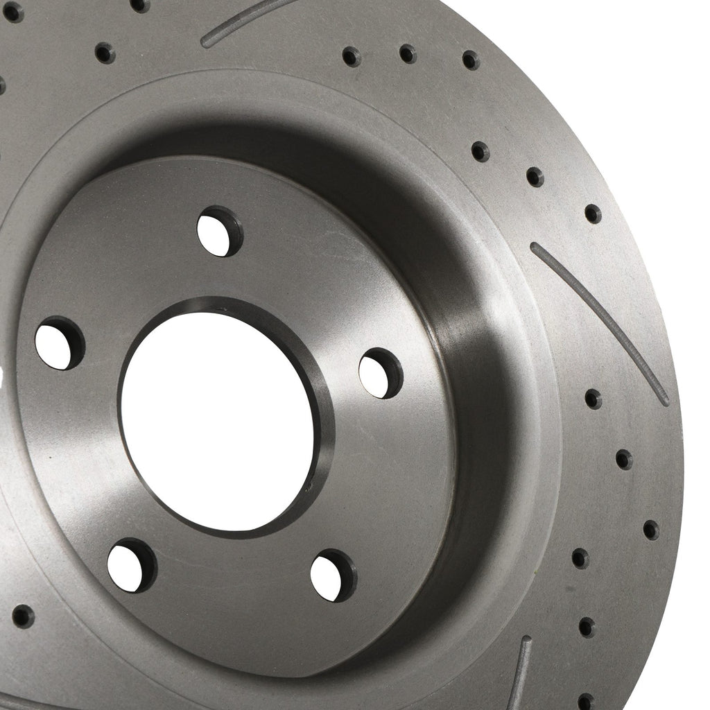 Dischi Freno Posteriori Forati e Scanalati 271mm Ford Focus MK3 1.0 Ecoboost 10-18 - foto 9