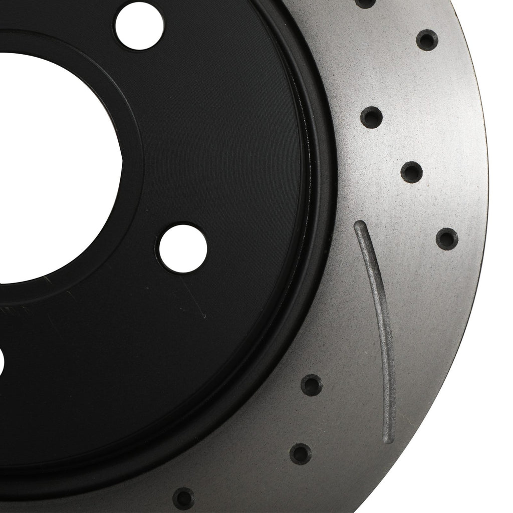 Dischi Freno Posteriori Forati e Scanalati 271mm Ford Focus MK3 1.0 Ecoboost 10-18 - foto 5